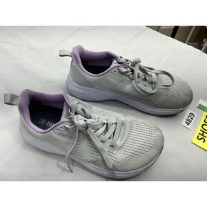 Womans Bronax Lace Up Sneakers 8.5/9 Gray Purple